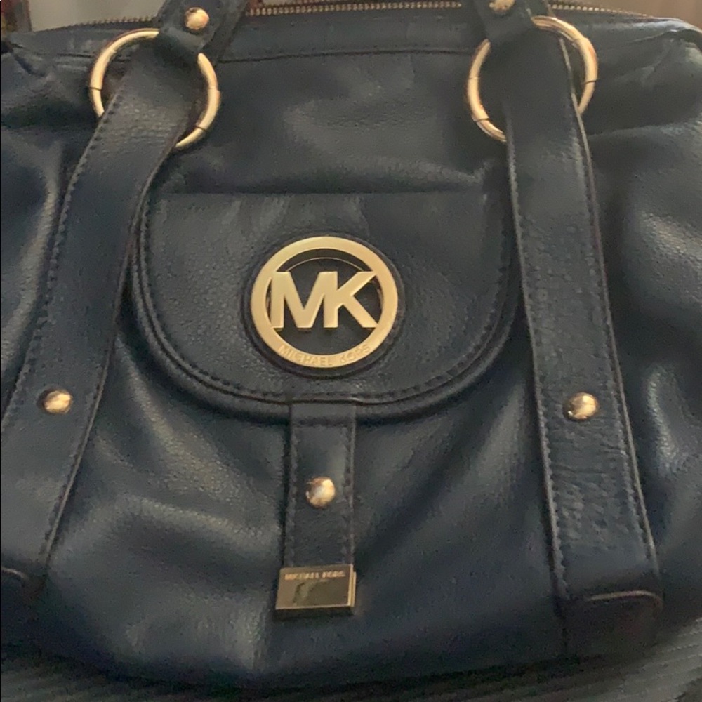 Michael Kors Dark Teal Blue purse